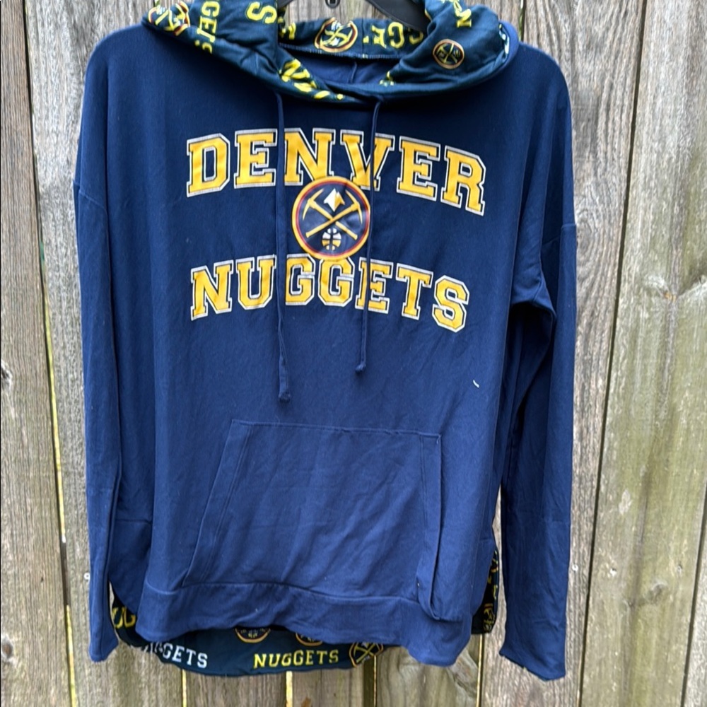 Denver Nuggets Blue Hoodie